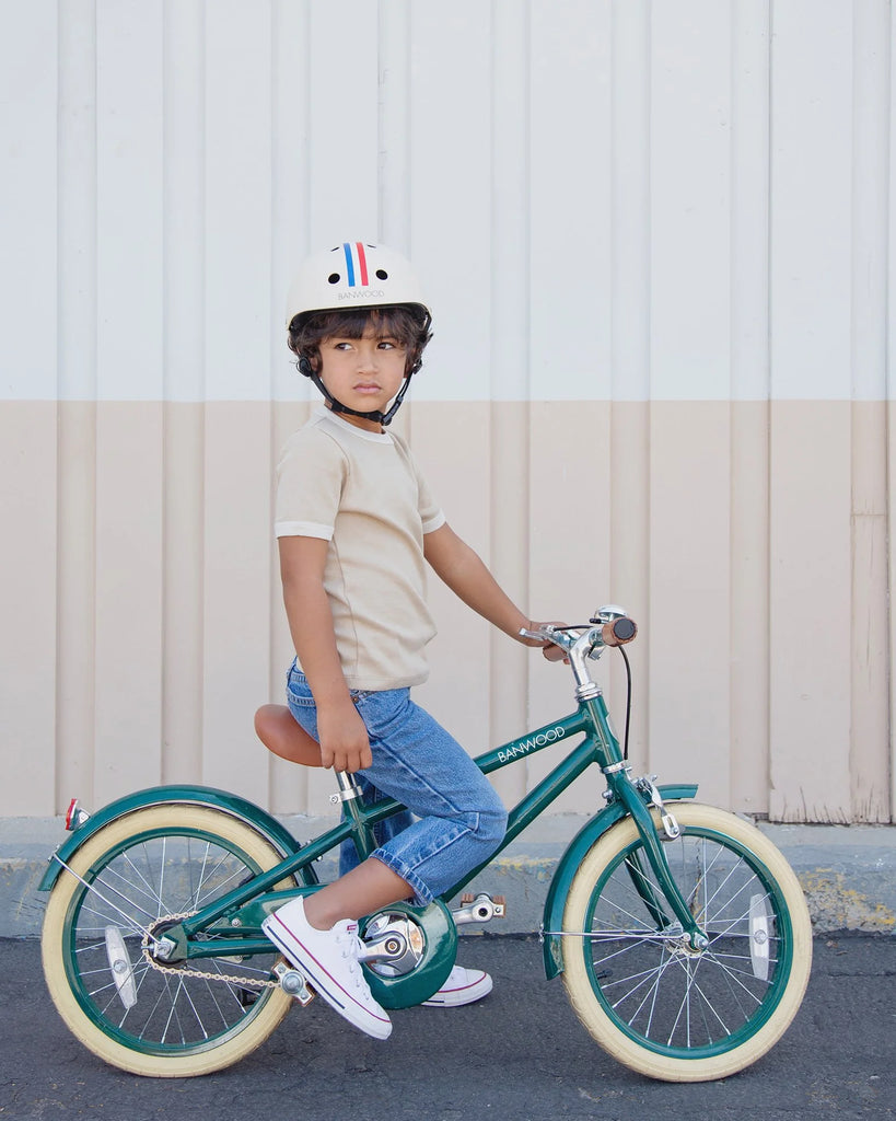 Stripes Classic Bike Helmet by Banwood Mochi Kids
