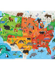 Little Park Ranger National Parks Map of the U.S.A. Geography Puzzle