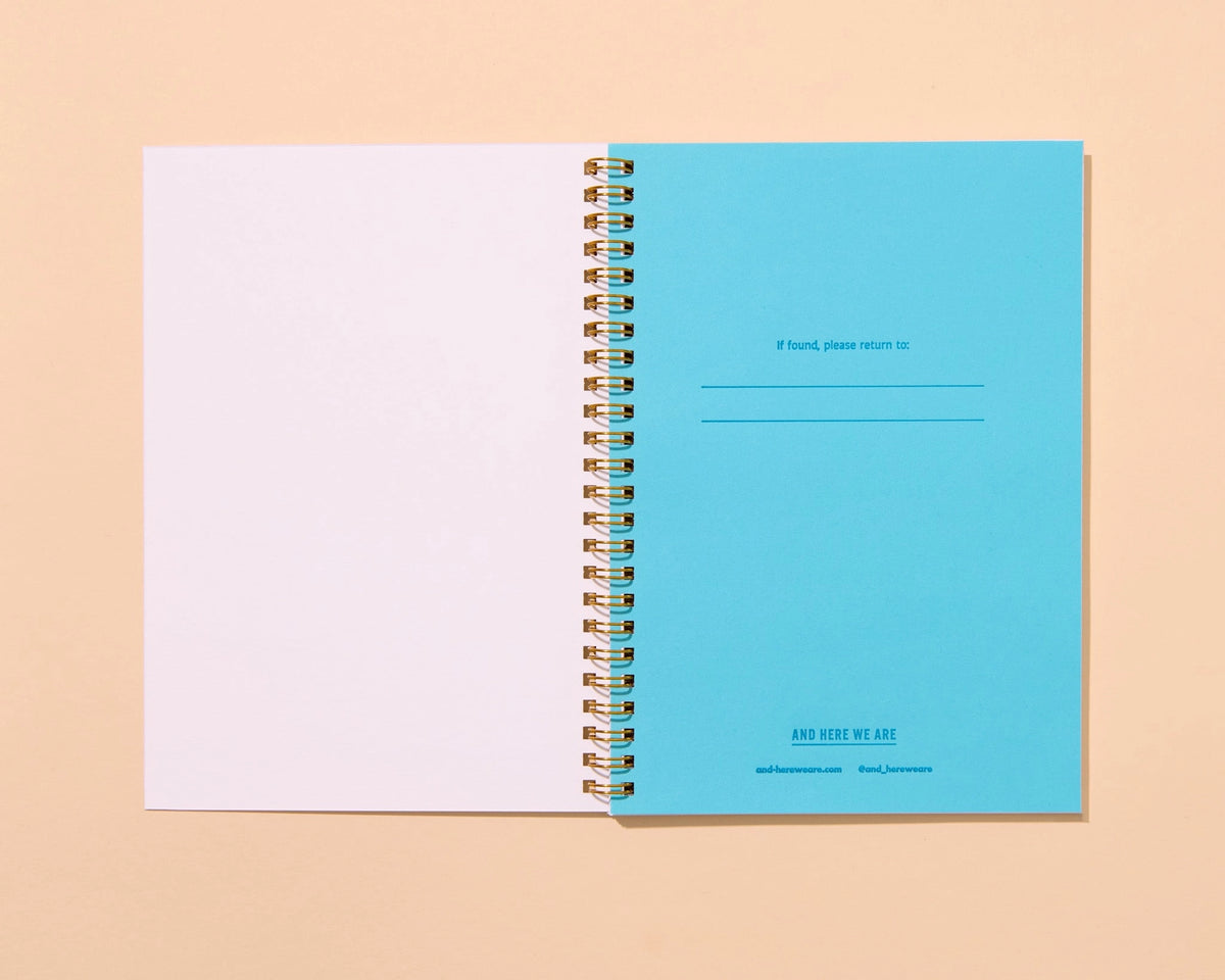 Mallard Ducks A5 Spiral Letterpress Notebook
