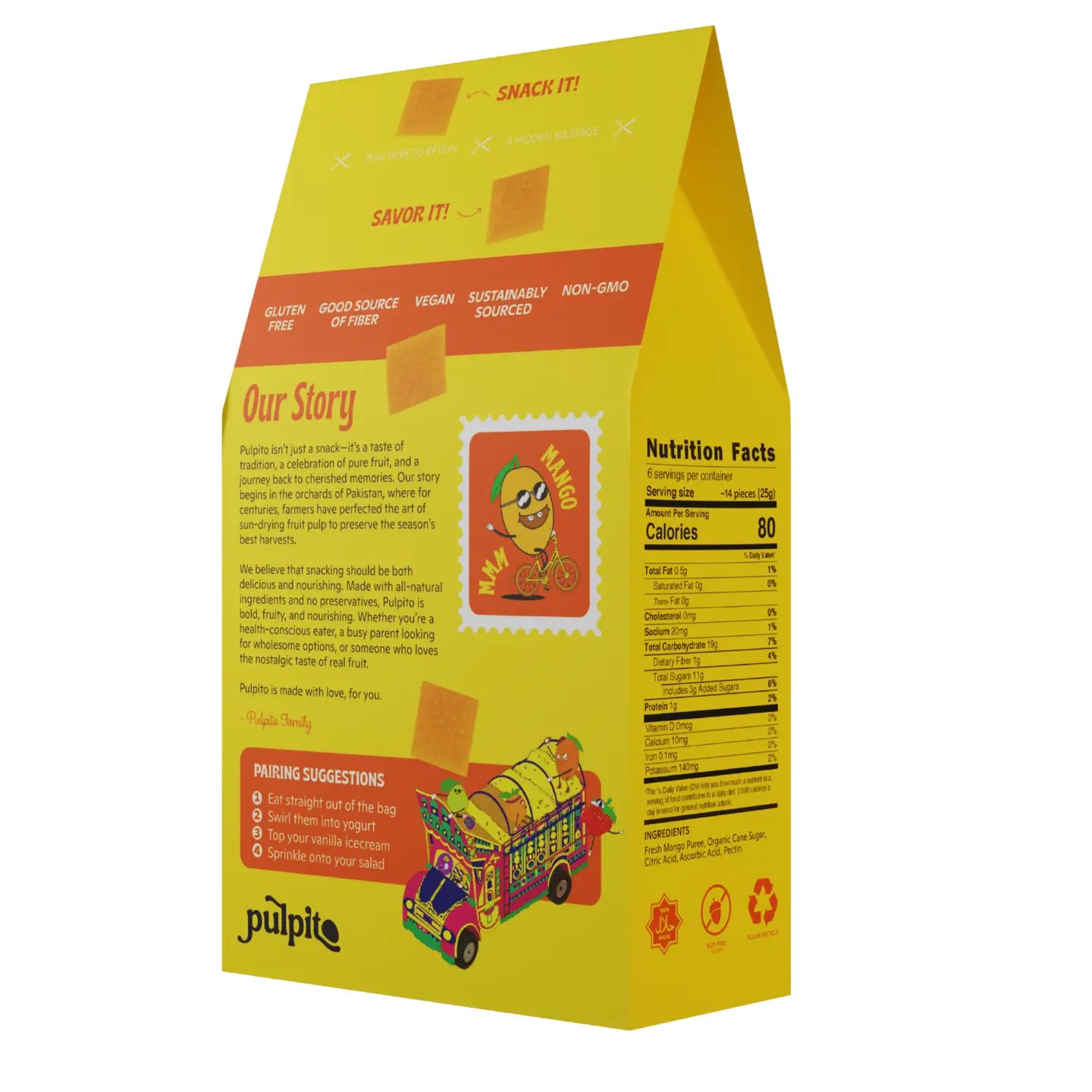 Mmm Mango by Pulpito Fruit Bites