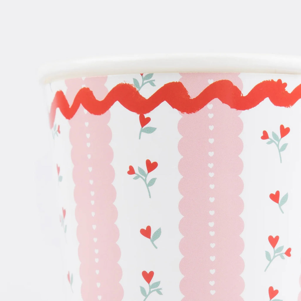 SALE Vintage Rose Cups by Meri Meri