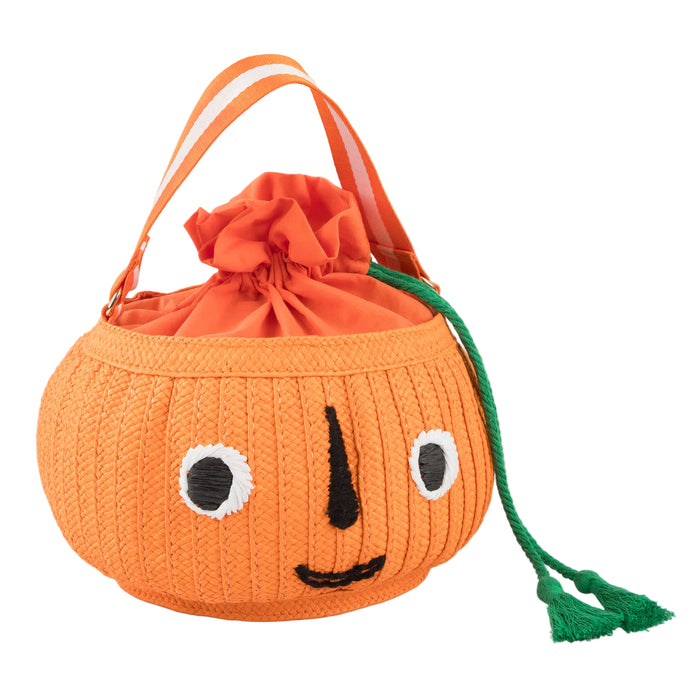 Trick or Treat Pumpkin Basket Bag by Meri Meri