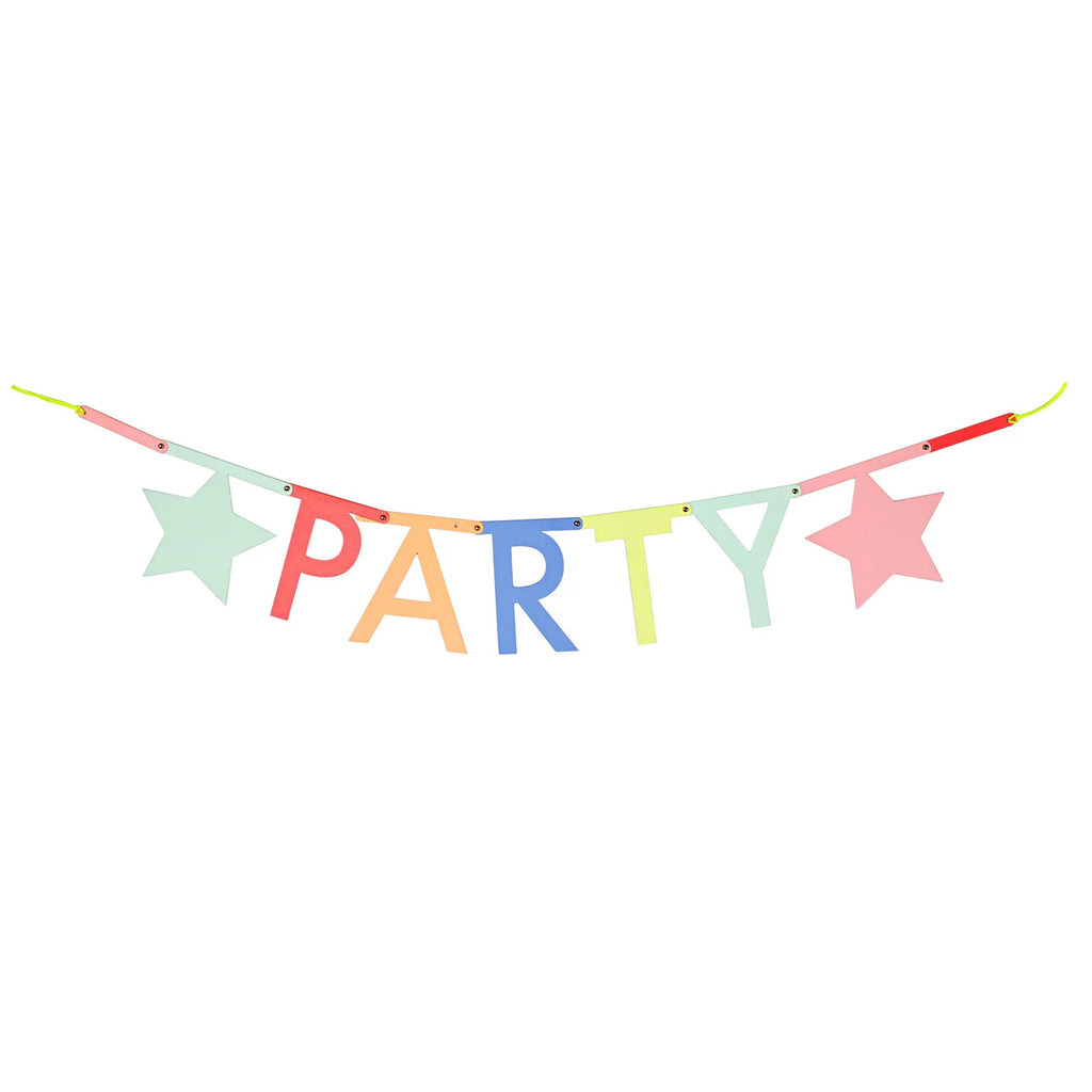 Neon Letter Garland Kit by Meri Meri