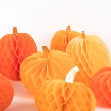 Honeycomb Pumpkins by Meri Meri