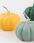 Mini Rainbow Pumpkin Candles