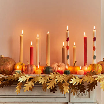 Mini Rainbow Pumpkin Candles by Meri Meri