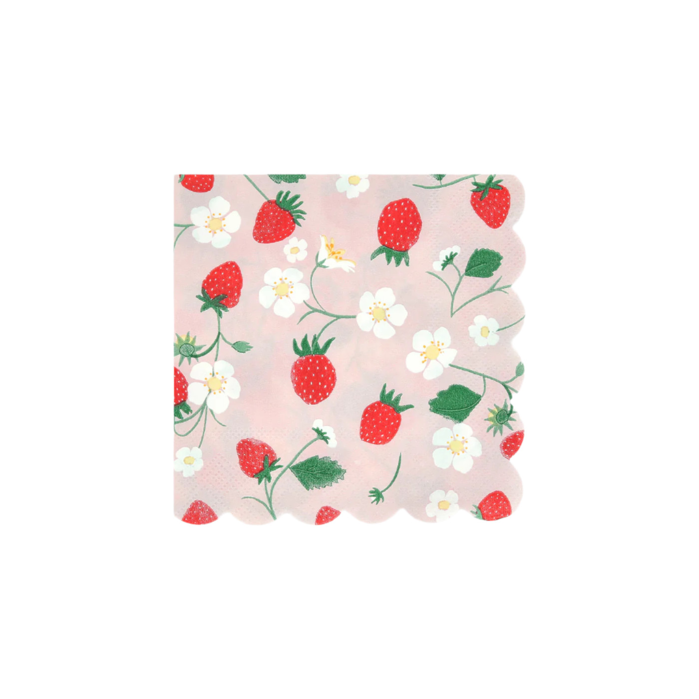 Strawberry Pattern Small Napkins by Meri Meri