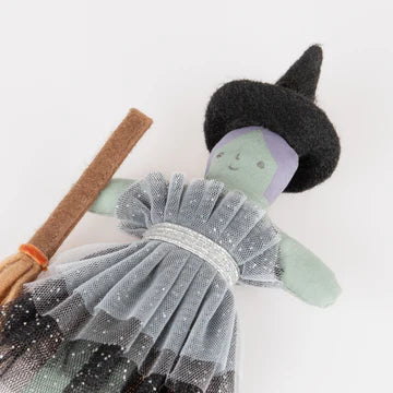 Pumpkin Witch Mini Doll by Meri Meri