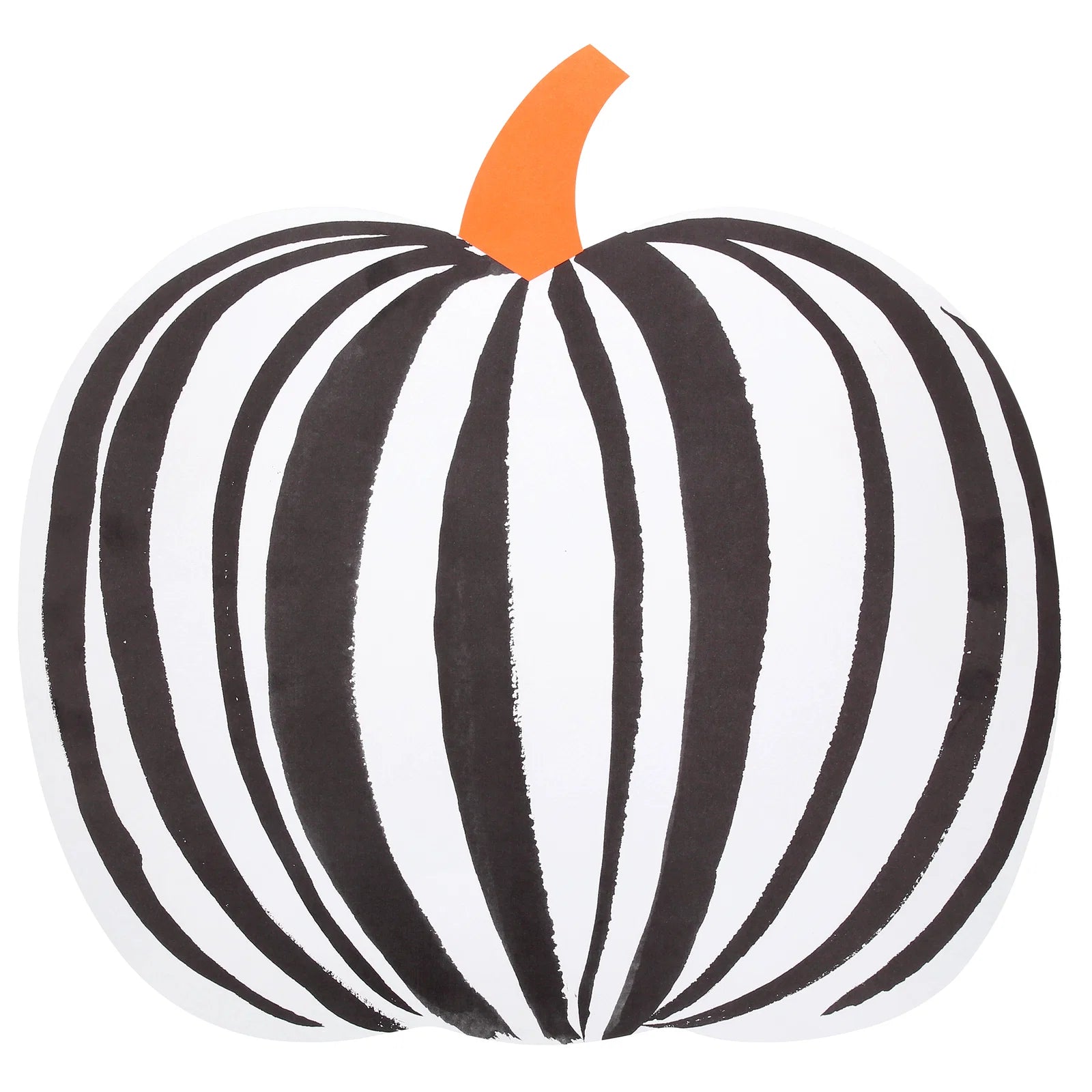 Striped Pumpkin Paper Placemats