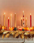 Mini Rainbow Pumpkin Candles