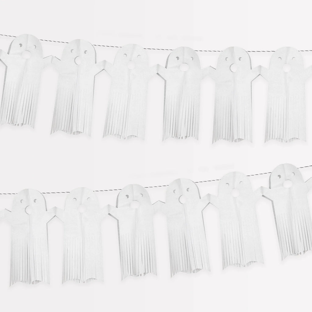 Large Tissue Paper Ghost Garland by Meri Meri