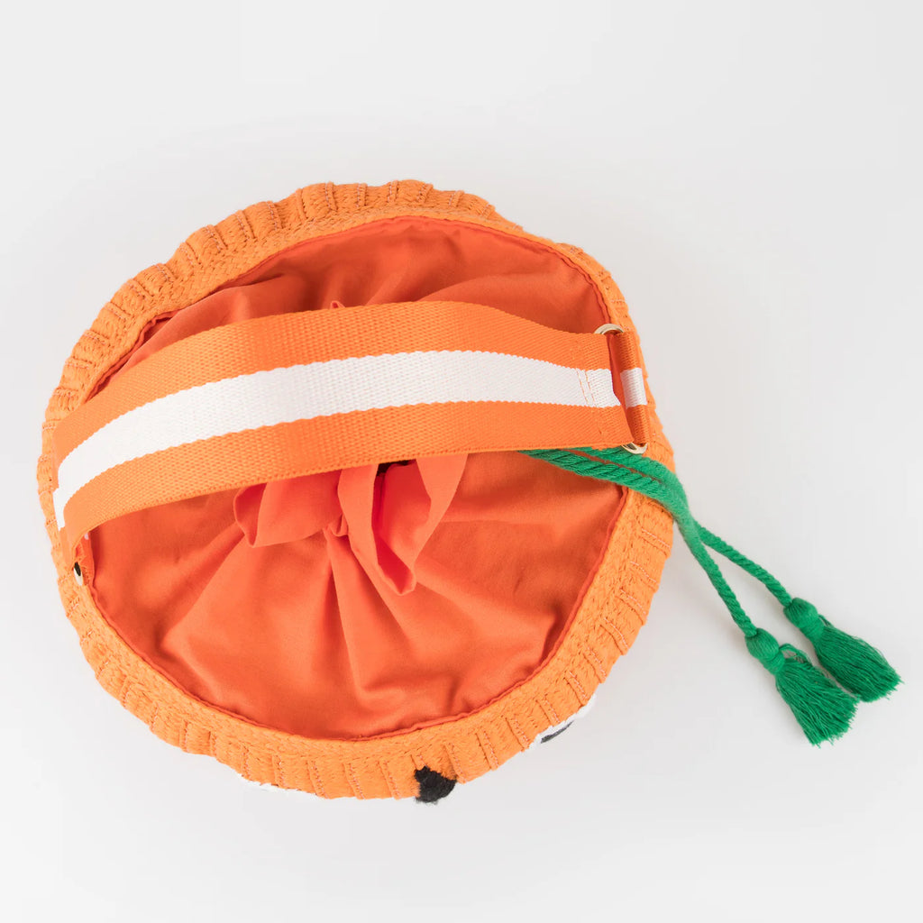 Trick or Treat Pumpkin Basket Bag by Meri Meri