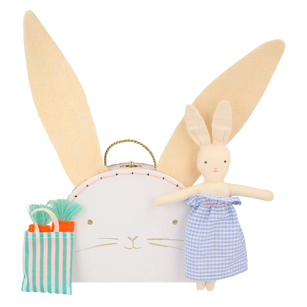 SALE Mini Bunny Suitcase Doll by Meri Meri