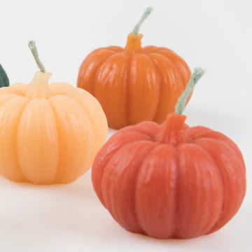 Mini Rainbow Pumpkin Candles by Meri Meri