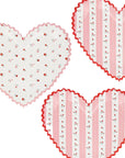 Vintage Rose Heart Plates by Meri Meri