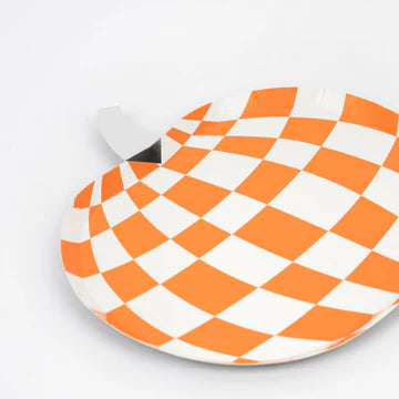 Mod Pattern Pumpkin Plates by Meri Meri