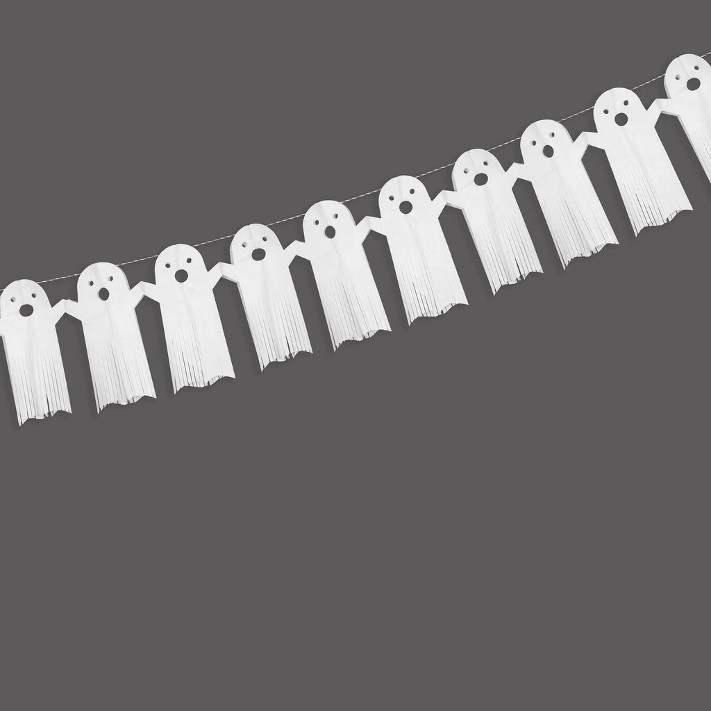 Large Tissue Paper Ghost Garland by Meri Meri