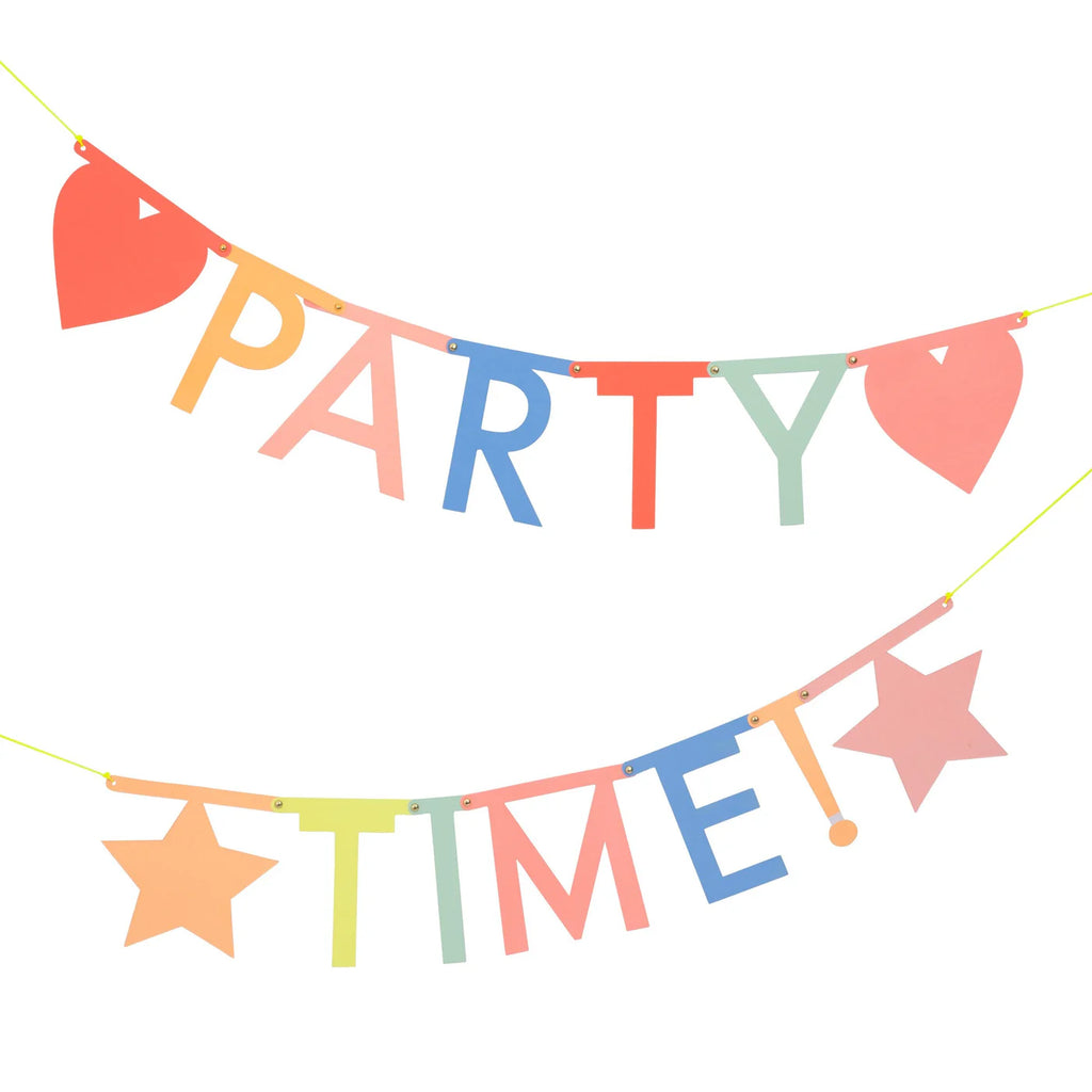 Neon Letter Garland Kit by Meri Meri
