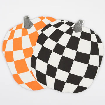 Mod Pattern Pumpkin Napkins by Meri Meri