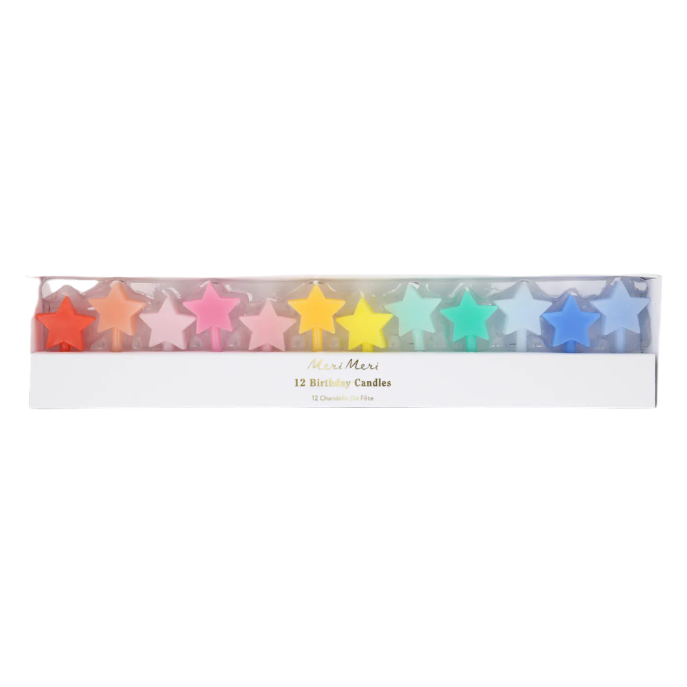 Rainbow Star Candles by Meri Meri