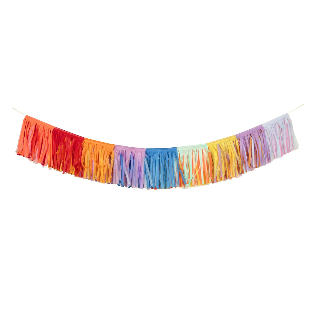 Bright Tissue Paper Fringe Garland by Meri Meri