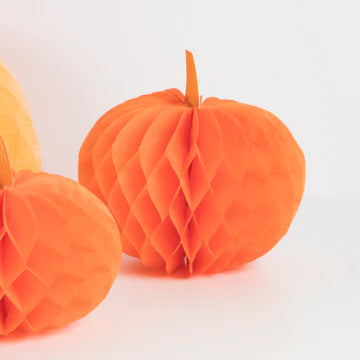 Honeycomb Pumpkins by Meri Meri