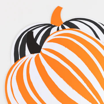 Striped Pumpkin Paper Placemats by Meri Meri
