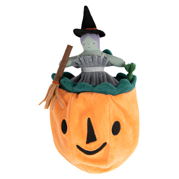 Pumpkin Witch Mini Doll by Meri Meri