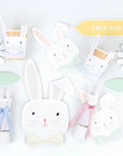 Gingham Bow Bunny Crackers by Meri Meri