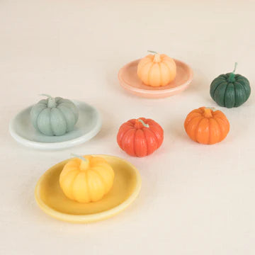 Mini Rainbow Pumpkin Candles by Meri Meri