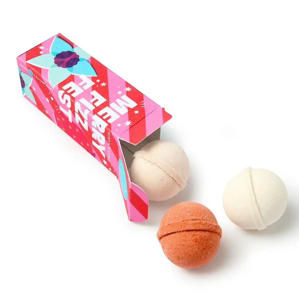 Merry Fizz Fest Bath Bomb Stocking Stuffer