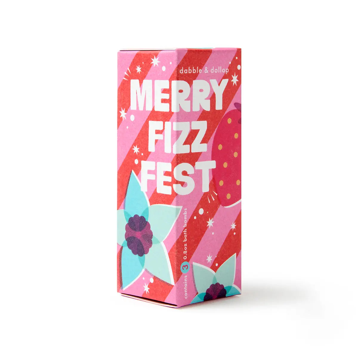 Merry Fizz Fest Bath Bomb Stocking Stuffer