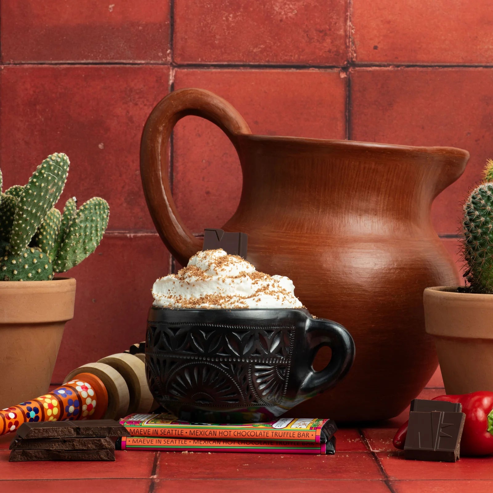 Mexican Hot Chocolate Truffle Bar