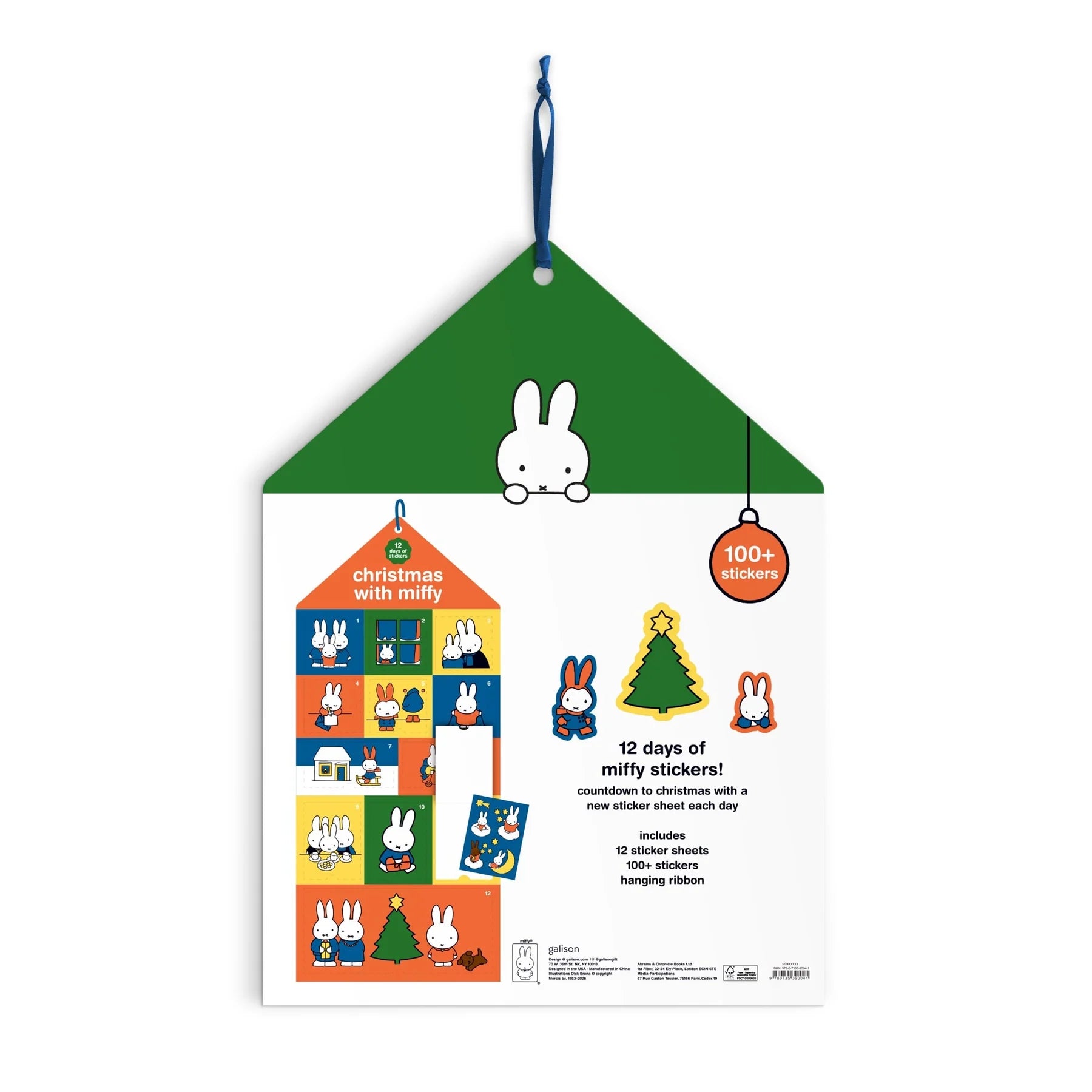 Miffy Christmas Sticker Countdown