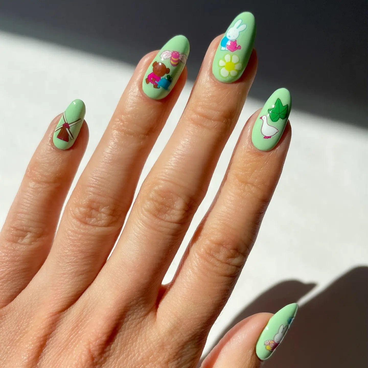Miffy in the Garden Nail Stickers