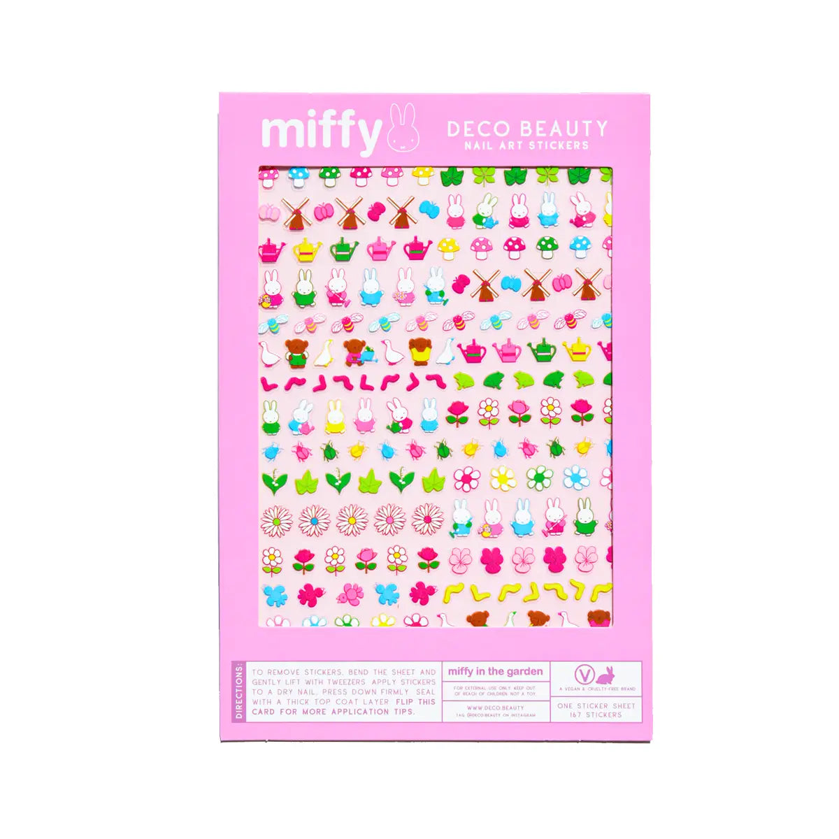 Miffy in the Garden Nail Stickers
