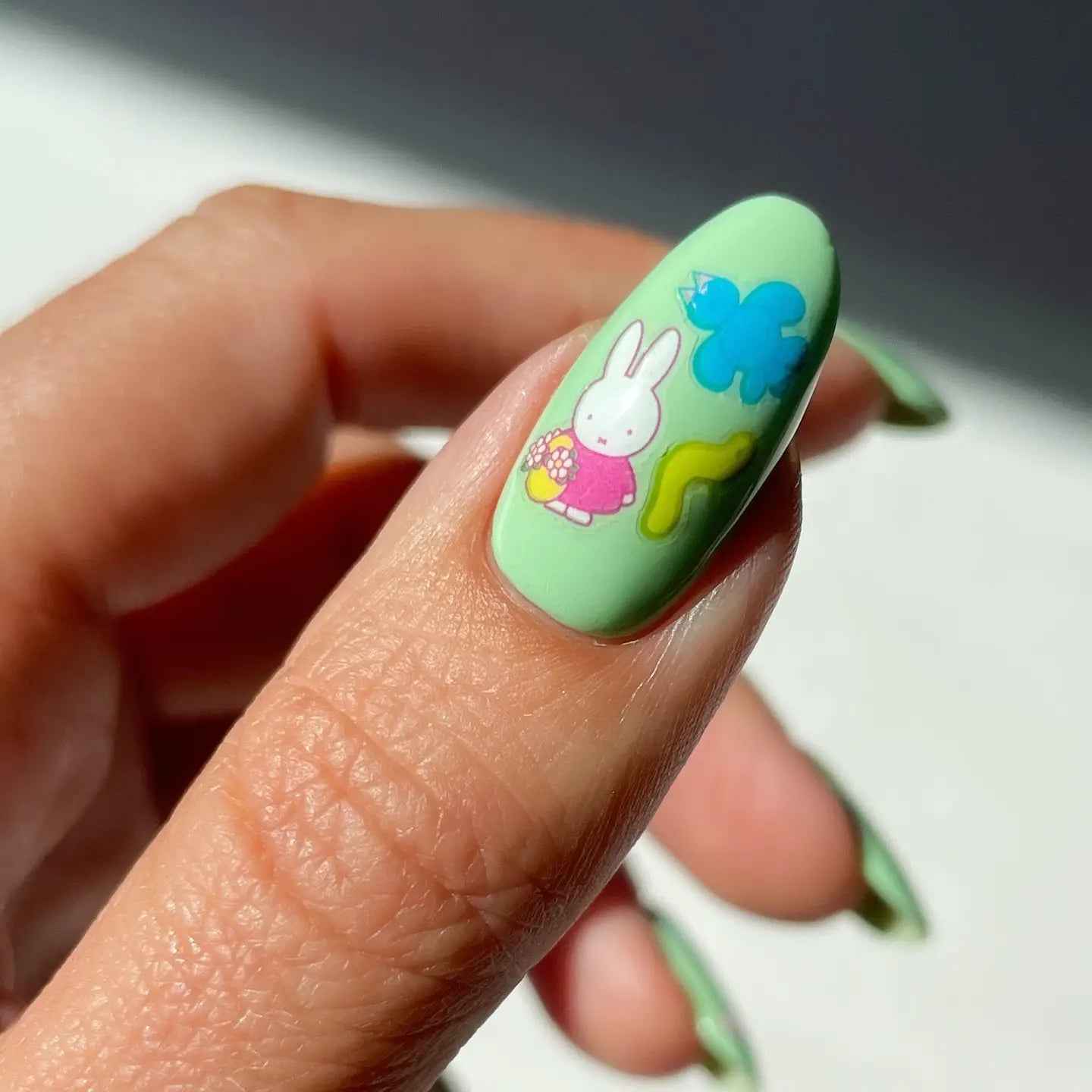 Miffy in the Garden Nail Stickers