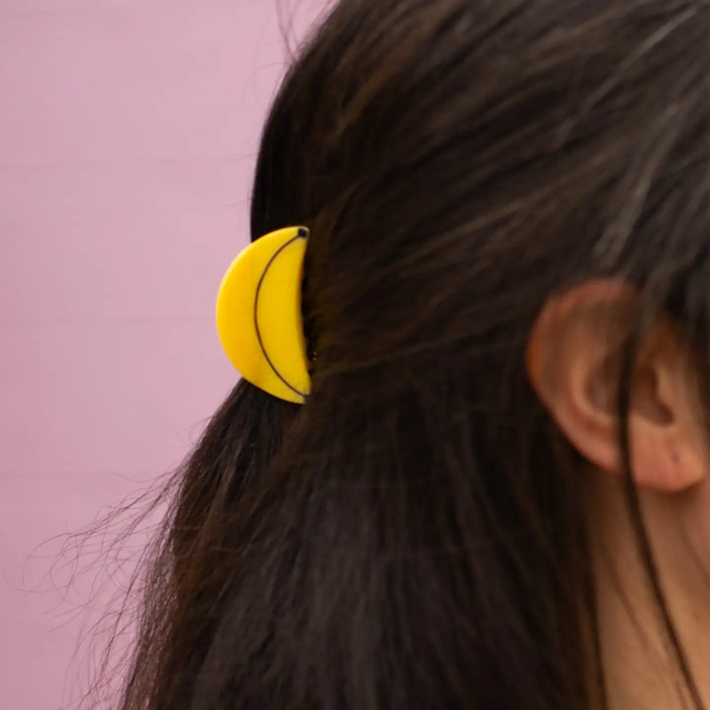 Mini Banana Hair Claw by Jenny Lemons