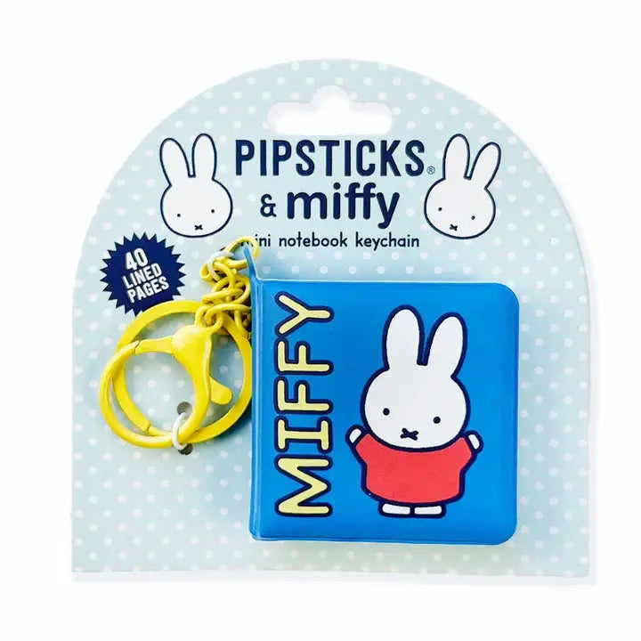 Miffy Puffy Mini Notebook Keychain