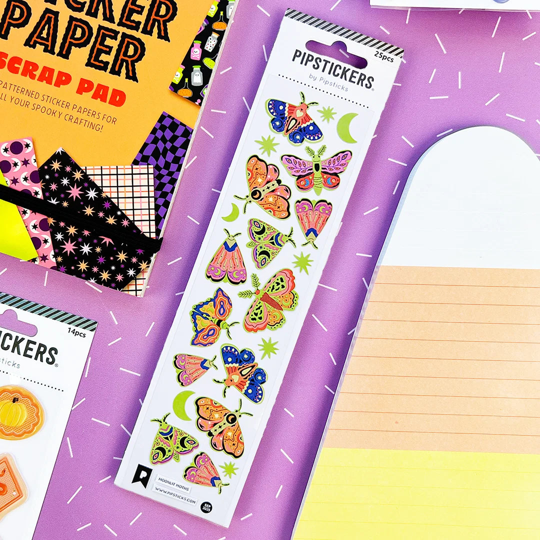 Moonlit Moths Sticker Sheet