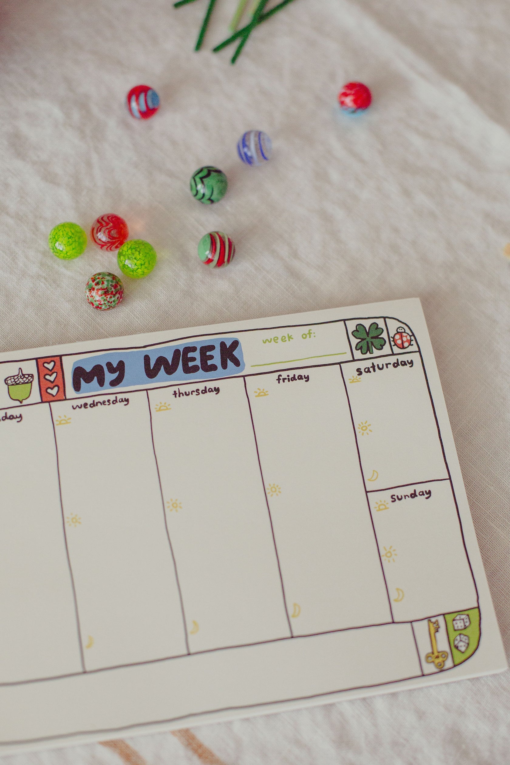 My Week Planner Notepad