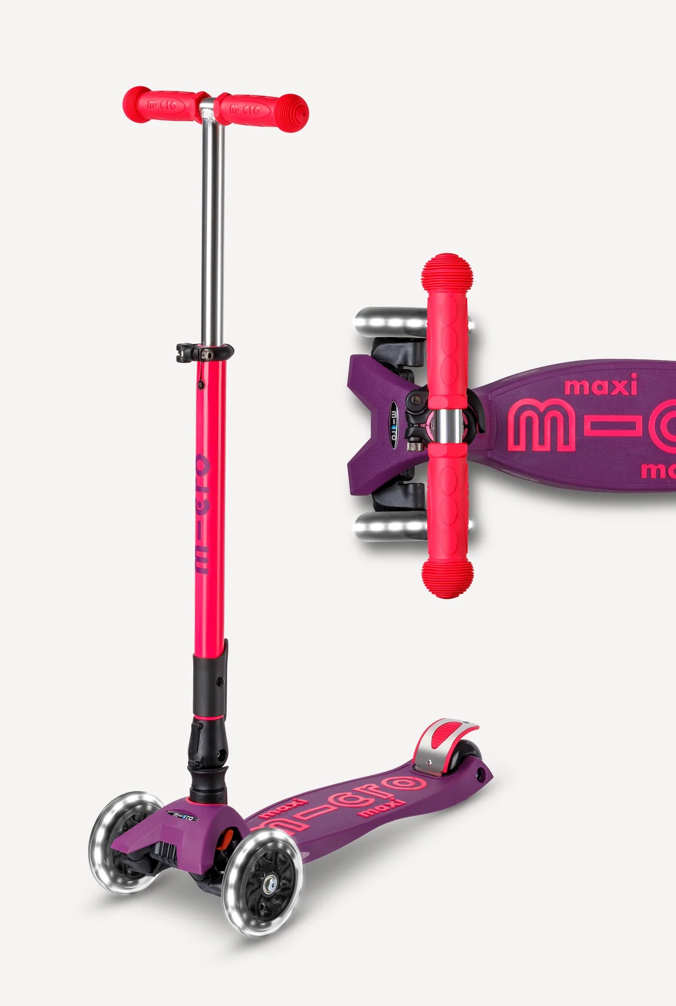 Micro Maxi Foldable Scooter - LED Wheels (More Colors)