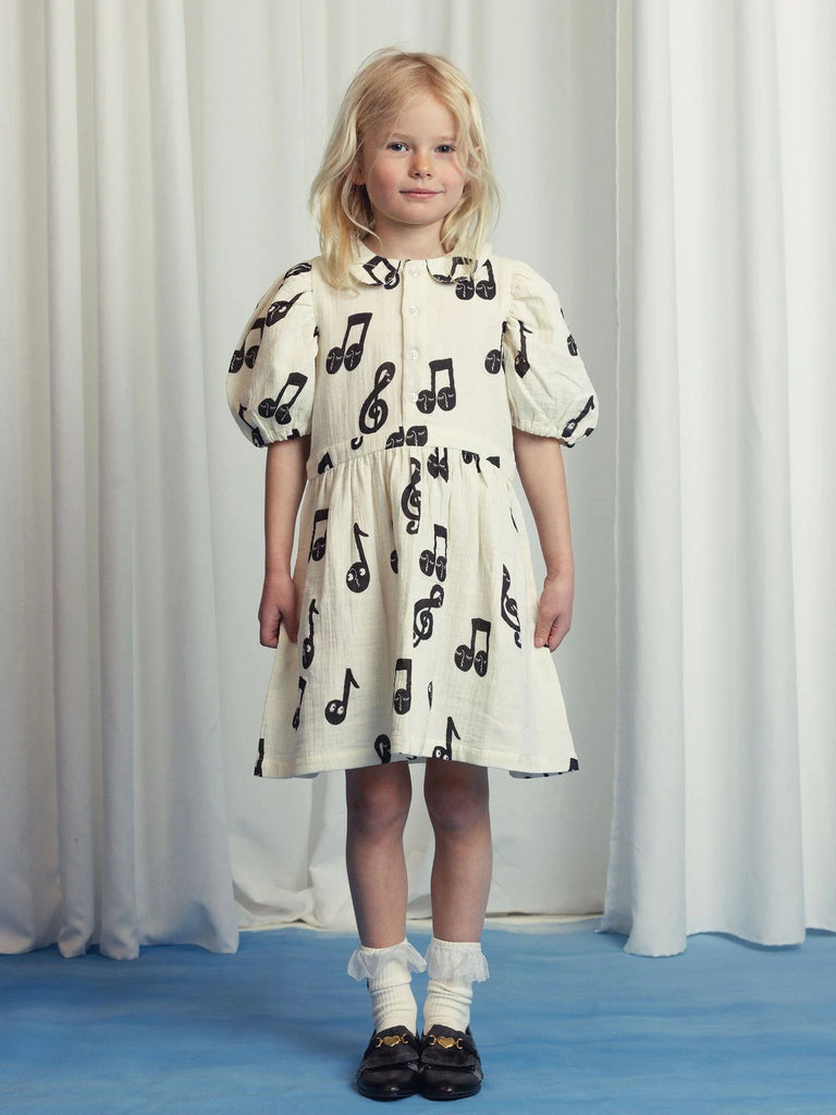 Note Muslin Dress by Mini Rodini
