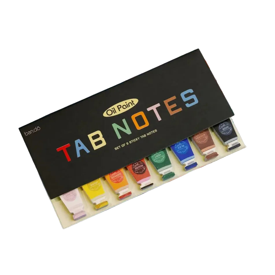 Oil Paint Sticky Tab Notes