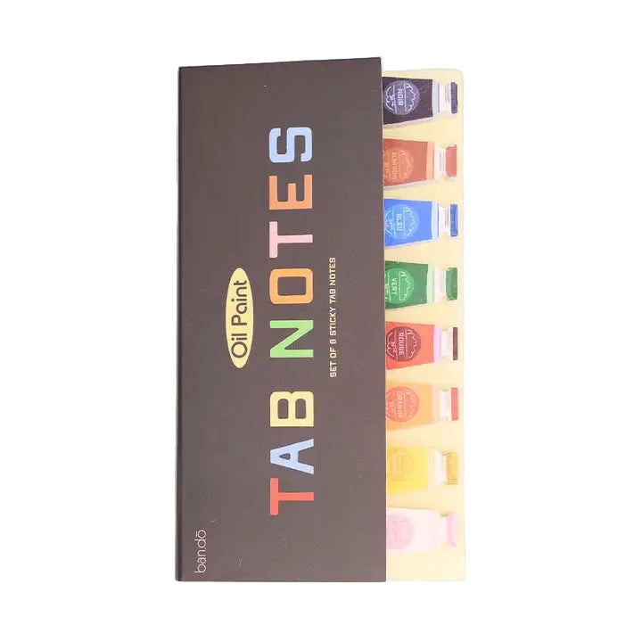 Oil Paint Sticky Tab Notes