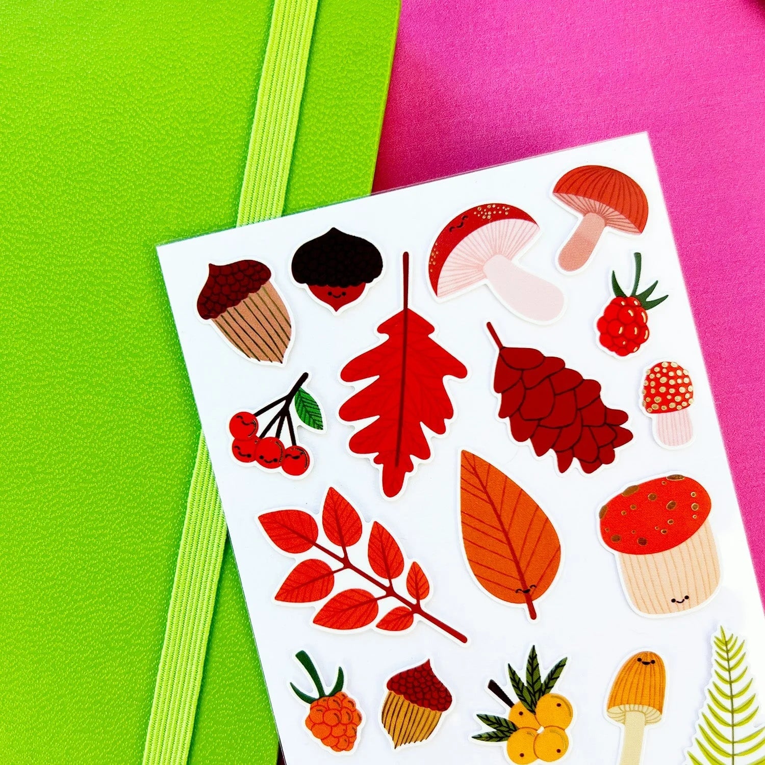 Autumnal Ombre Sticker Sheet