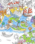 Atlas Giant Coloring Poster