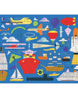 On the Move 100 Piece Double-Sided Puzzle