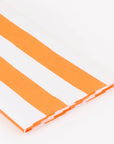 Orange Striped Tablecloth
