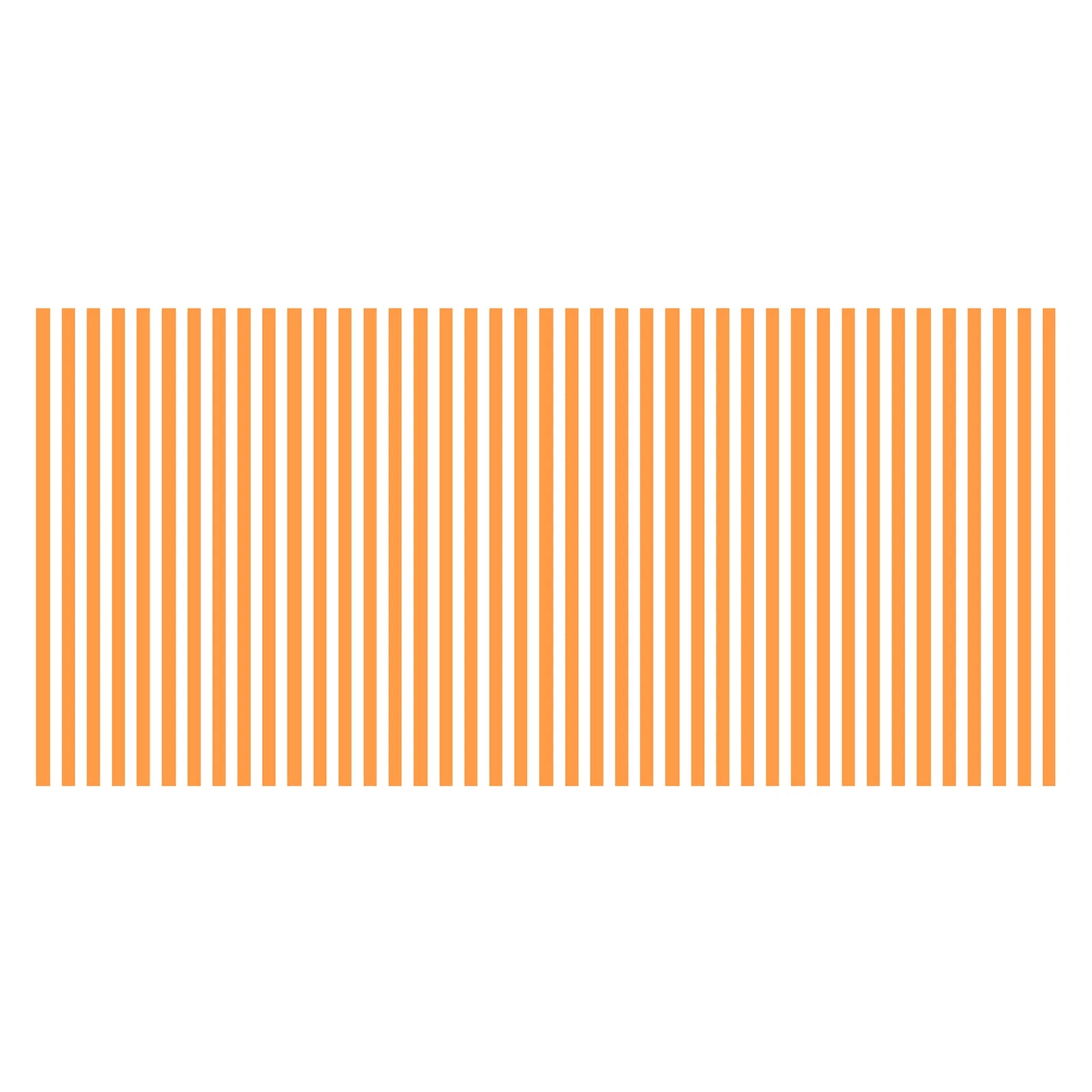 Orange Striped Tablecloth